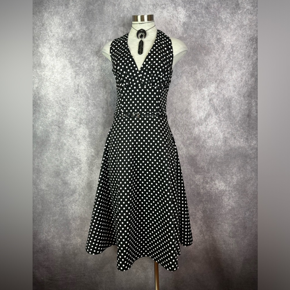 Sway by Tripp NYC Black/White Polka Dot Dress